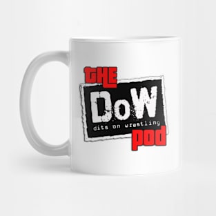 The Dits on Wrestling Podcast RETRO LOGO Mug